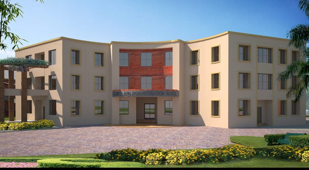 Clinics and administration block at COE-ANDD